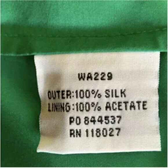 Boden Green and Blue Strap Silk Top with Rosettes Size 16 NWT - Picture 7 of 9